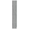 vidaXL Vitrinenschrank Grau Sonoma 82,5x30,5x185 cm Holzwerkstoff