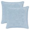 vidaXL Kissenbezug 2 stk. HOUTEN Himmelblau 40 x 40 cm