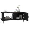 vidaXL Couchtisch Schwarz 90x50x40 cm Holzwerkstoff