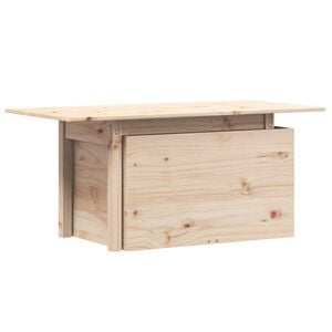 vidaXL Gartentisch 100x50x75 cm Massivholz Kiefer