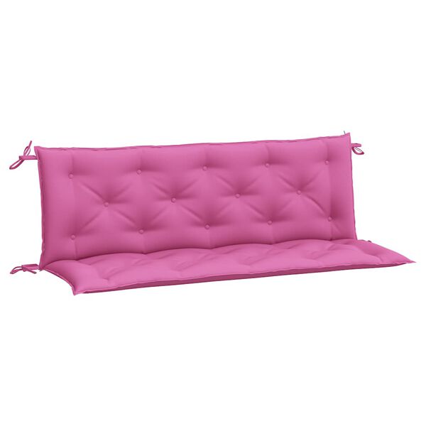 vidaXL Gartenbank-Auflagen 2 Stk. Rosa 150x50x7 cm Stoff