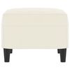 vidaXL Fu&szlig;hocker Creme 60x50x41 cm Samt