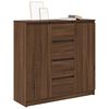 vidaXL Sideboard mit Schubladen Braun Eichen-Optik 100,5x35x98,5 cm