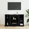 vidaXL Sideboard Schwarz Eichen-Optik 100 x 35,5 x 60 cm Holzwerkstoff