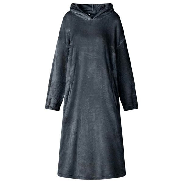 vidaXL Decken-Hoodie Marineblau L Flanell