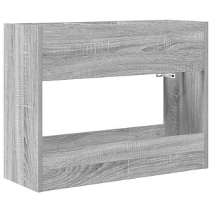 vidaXL Sonnenschirmhalter Graues Sonoma 65 x 24 x 50 cm Holzwerkstoff