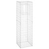 vidaXL Gabionensäulen 2 Stk. 50x50x180 cm Eisen