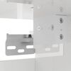 vidaXL TV-Wandschrank Hochglanz-Weiß 30,5x30x30 cm