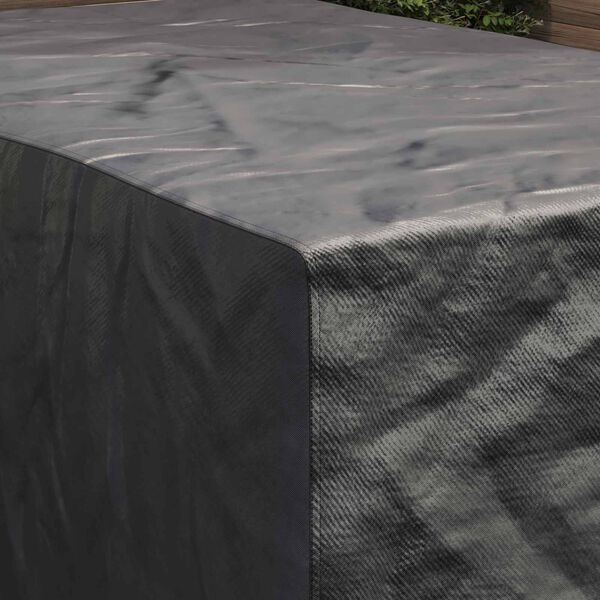 vidaXL M&ouml;belbezug Uni Schwarz 143 x 225 x 90 cm 420D