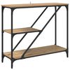 vidaXL Konsolentisch Artisan-Eiche 88,5 x 30 x 75 cm Holzwerkstoff