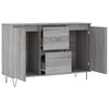 vidaXL Sideboard Grau Sonoma 101,5x35x70 cm Holzwerkstoff