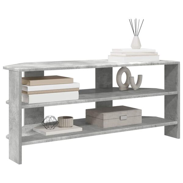 vidaXL EckTVSchrank Beton Grau 102x40,5x45cm Holzwerkstoff