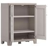 Keter Niedriger Lagerschrank Gulliver Beige und Braun 100 cm