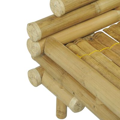 vidaXL Bettgestell Bambus 140×200 cm