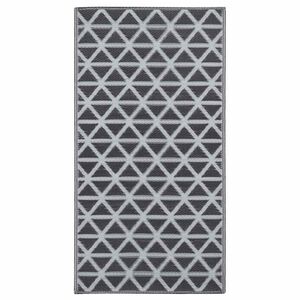 vidaXL Outdoor-Teppich ARAKIL Schwarz 120x180 cm PP