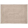 vidaXL Bereichsteppich Natur und Wei&szlig; 140 x 200 cm Jute