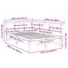 vidaXL Massivholzbett mit Regal ohne Matratze Wachsbraun 120x200 cm