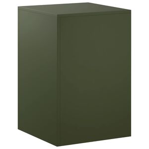 vidaXL Pflanzenst&auml;nder Olivgr&uuml;n 40 x 40 x 60 cm Wetterfeststahl