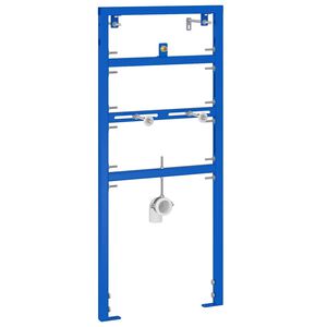 vidaXL Badezimmer Wandst&uuml;tze Blau 50 x 3 x 112 cm