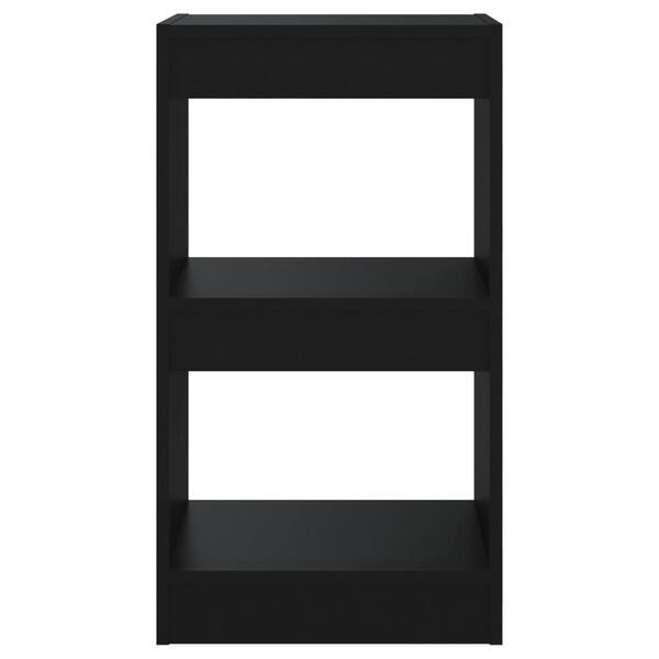 vidaXL Bücherregal/Raumteiler Schwarz 40x30x72 cm