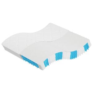 vidaXL Matratze Taschenfederkern Mittelfest 180x200 cm