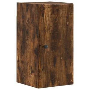 vidaXL Badezimmer-Wandschrank BREDA Raucheiche 30 x 31 x 59 cm