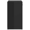 vidaXL Schuhbank Hochglanz-Schwarz 94,5x31x57 cm Holzwerkstoff
