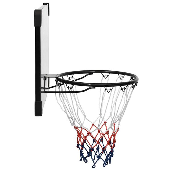 vidaXL Basketballkorb Transparent 71x45x2,5 cm Polycarbonat