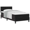 vidaXL Boxspringbett mit Kopfteil Schwarz 90 x 190 cm Samt