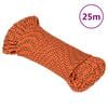 vidaXL Bootsseil Orange 3 mm 25 m Polypropylen