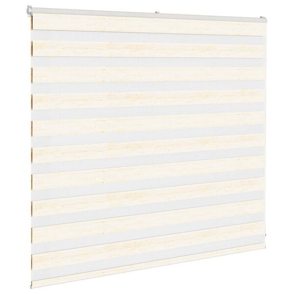 vidaXL Doppelrollo Marmorbeige 165x100cm Stoffbreite 160,9 cm Polyester