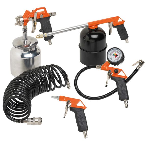 BLACK+DECKER Zubeh&ouml;r f&uuml;r Luftkompressor 5-tlg. 1 L