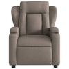 vidaXL Massage-Relaxsessel Taupe Stoff
