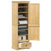 vidaXL Kleiderschrank Corona 55x38x170 cm Massivholz Kiefer
