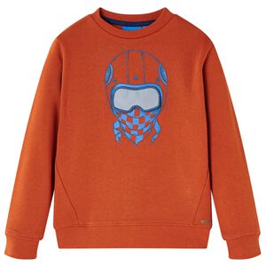 vidaXL Kinder-Sweatshirt Rostbraun 104