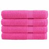 vidaXL Premium-Saunat&uuml;cher SOLUND 4 Stk. Rosa 80x200 cm 600 g/m&sup2;