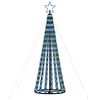 vidaXL LED Weihnachtsbaum 275 LEDs Blau 180 cm