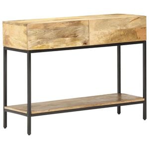 vidaXL Konsolentisch 100x35x76 cm Mango Massivholz