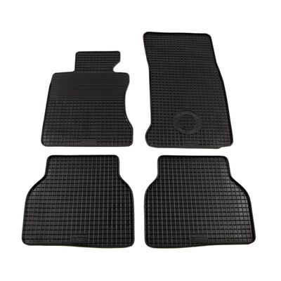 vidaXL Gummi-Fußmatten-Set 4-tlg. für BMW 5er-Reihe (E60)