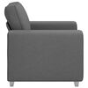 vidaXL Sofa 59cm Dunkelgrau Stoff