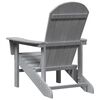 vidaXL Adirondack-Stuhl Hellgrau 82 x 74 x 92 cm HDPE