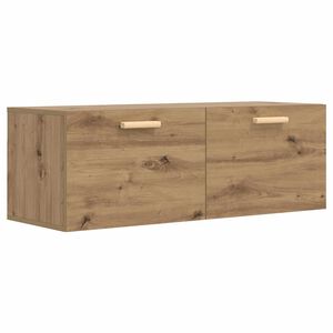vidaXL Wandschrank 100 x 36,5 x 35 cm Holzwerkstoff Artisan-Eiche