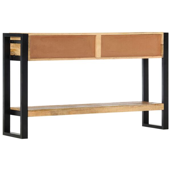 vidaXL Konsolentisch 130x30x76 cm Massivholz Mango