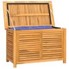 vidaXL Gartenbox mit Beutel 90x50x58 cm Massivholz Teak
