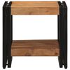 vidaXL Couchtisch Braun 40 x 40 x 38 cm Massivholz Akazie