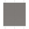 vidaXL Plissee Anthrazit 115x100 cm Stoffbreite 114,4 cm Polyester