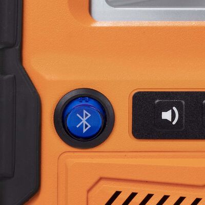 Smartwares LED-Arbeitsleuchte Bluetooth-Lautsprecher 27x30x6 cm Orange