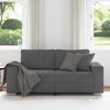 vidaXL Zweisitzer-Sofa Dunkelgrau 180x77x82 cm Cordstoff