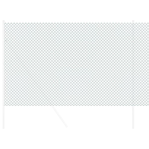 vidaXL Kettenzaun Gr&uuml;n 25 x 1,6 m Stahl