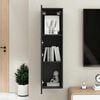vidaXL TV-Schrank Schwarz 30,5x30x110 cm Holzwerkstoff